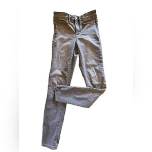 Athleta sculptek skinny grey wash jeans size 2